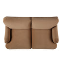 Daphnis Camel Velvet Sofa, 2-Seater