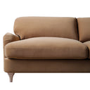 Daphnis Camel Velvet Sofa, 3-Seater