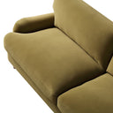 Daphnis Fudge Velvet Sofa 3-Seater