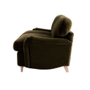 Daphnis Seaweed Velvet Sofa Bed Large 3-Seater