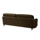 Daphnis Seaweed Velvet Sofa 3-Seater