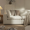 Lutyens Beige Linen Blend Modular Sofa 3-Piece Chaise