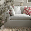 Lutyens Light Grey Linen Blend Modular Sofa 2-Piece Chaise
