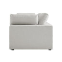 Lutyens Light Grey Linen Blend Modular Sofa, 3-Piece