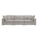 Lutyens Taupe Boucle Modular Sofa, 3-Piece