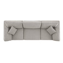 Lutyens Taupe Boucle Modular Sofa, 3-Piece