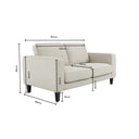 Soho 2 Seater Sofa - Ivory