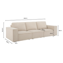 Brooklyn 3 Seater Sofa - Dark Olive