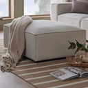 Brooklyn Pouffe - Ivory