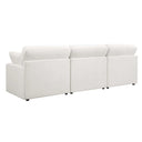 Cairo Feather 3 Seater Sofa - Vanilla