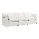 Cairo Feather 3 Seater Sofa - Vanilla