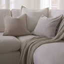 Cairo Feather Left Hand Corner Sofa - Vanilla