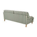Hampshire 3 Seater Sofa - Green Stripe