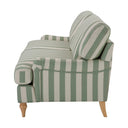 Hampshire 3 Seater Sofa - Green Stripe