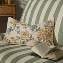 Hampshire Loveseat - Green Stripe