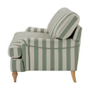 Hampshire Loveseat - Green Stripe