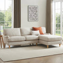 Hampshire Right Hand Chaise Sofa - Beige