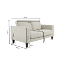 Soho 2 Seater Sofa - Natural