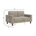 Soho 2 Seater Sofa - Sand
