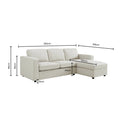 Soho Right Hand Chaise Sofa - Grey